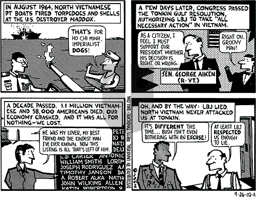 Ted Rall on Thursday September 26, 2002 Comic Strip