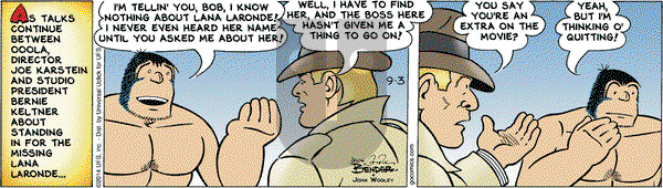 Alley Oop on Wednesday September 3, 2014 Comic Strip