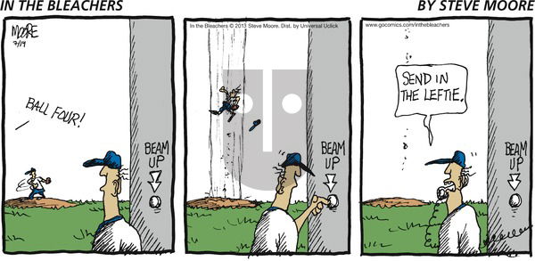In the Bleachers on Sunday July 14, 2013 Comic Strip