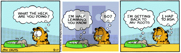 Garfield on Saturday September 17, 1983 Comic Strip