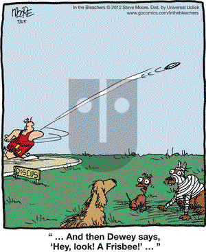 In the Bleachers - Friday May 25, 2012 Comic Strip