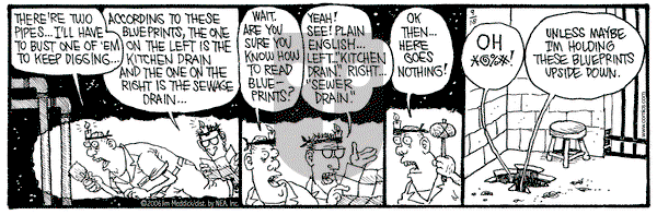 Monty on Monday September 18, 2006 Comic Strip