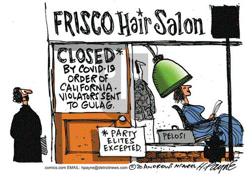 Henry Payne on Wednesday September 2, 2020 Comic Strip