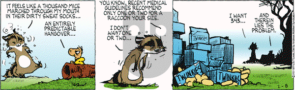 Over the Hedge on Monday February 8, 2021 Comic Strip