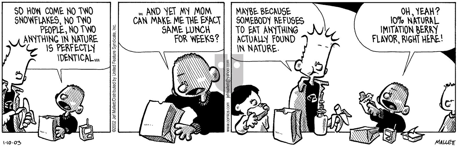Frazz - Friday January 10, 2003 Comic Strip