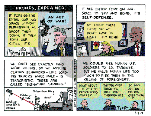 Ted Rall on Wednesday May 3, 2017 Comic Strip