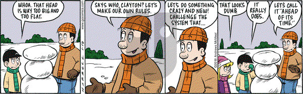 Adam@Home on Friday January 19, 2018 Comic Strip
