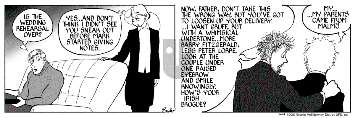 9 Chickweed Lane - Tuesday October 23, 2007 Comic Strip