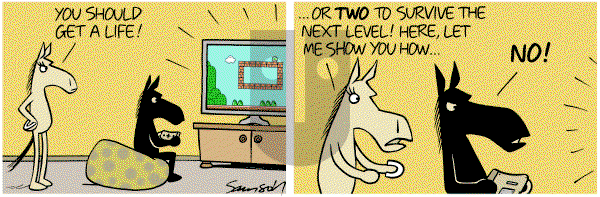 Dark Side of the Horse on Tuesday January 31, 2012 Comic Strip