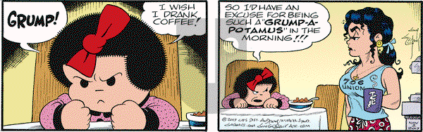 Nancy on Thursday November 2, 2017 Comic Strip