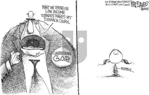 Matt Davies on Wednesday March 30, 2011 Comic Strip