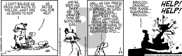 Over the Hedge on Tuesday February 22, 2005 Comic Strip