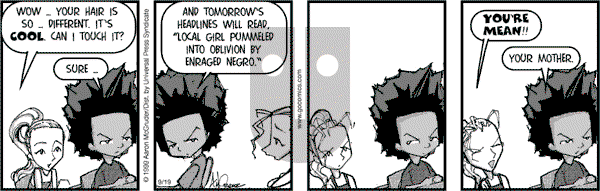 The Boondocks on Tuesday April 22, 2014 Comic Strip
