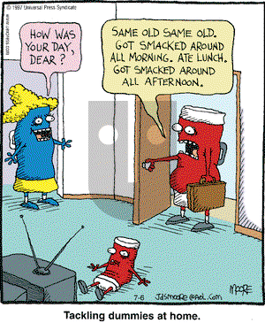 In the Bleachers on Tuesday July 9, 2002 Comic Strip