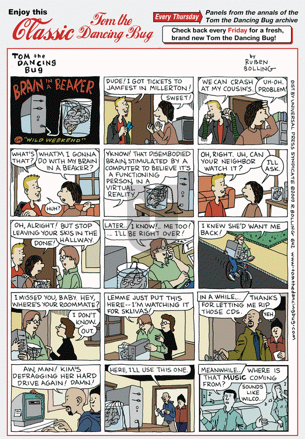 Tom the Dancing Bug on Thursday December 6, 2012 Comic Strip