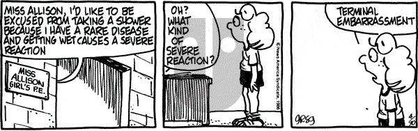 Luann on Wednesday April 30, 1986 Comic Strip