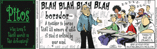 Baldo on Tuesday November 7, 2006 Comic Strip