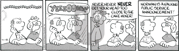 Drabble on Tuesday July 18, 2000 Comic Strip