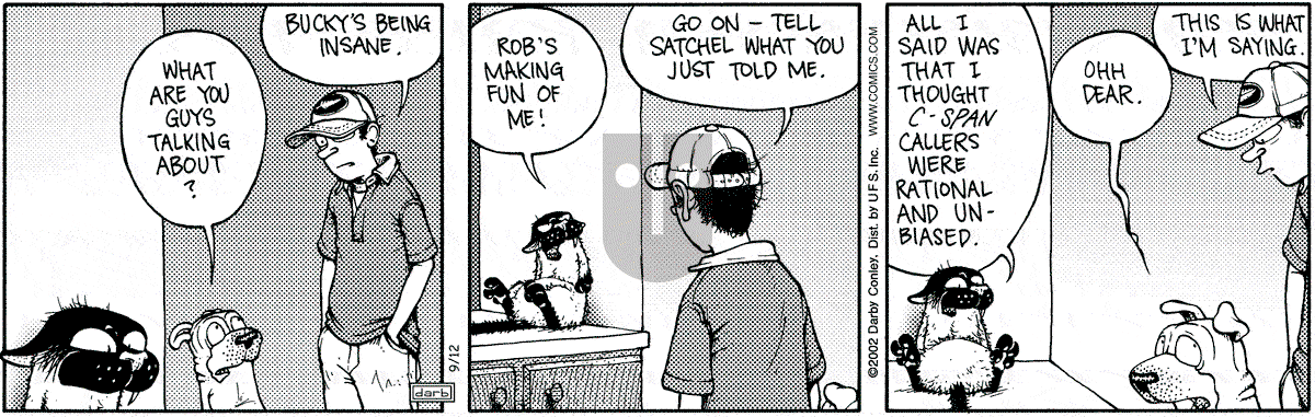 Get Fuzzy - Thursday September 12, 2002 Comic Strip