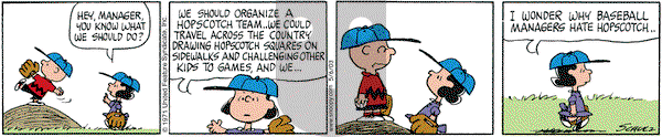 Peanuts on Tuesday May 6, 2003 Comic Strip