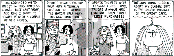 Cathy Classics on Tuesday October 6, 1998 Comic Strip