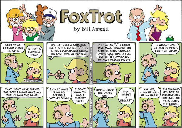 FoxTrot on Sunday February 19, 2012 Comic Strip