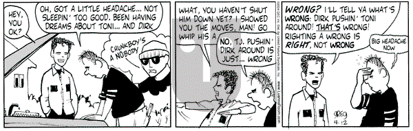 Luann on Monday April 12, 2004 Comic Strip