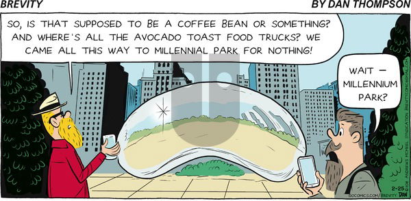 Brevity on Sunday February 25, 2018 Comic Strip