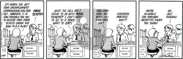 Doonesbury on Wednesday April 23, 1975 Comic Strip