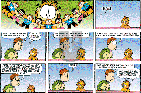 Garfield on Sunday October 25, 2009 Comic Strip