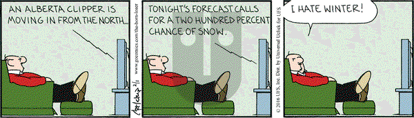The Born Loser on Monday February 1, 2016 Comic Strip