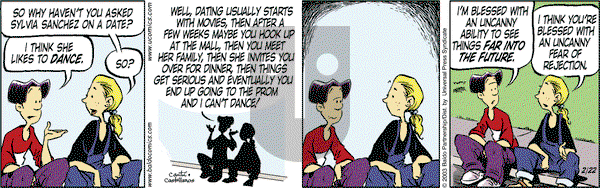 Baldo on Wednesday February 26, 2003 Comic Strip