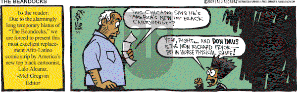 La Cucaracha on Monday May 7, 2007 Comic Strip