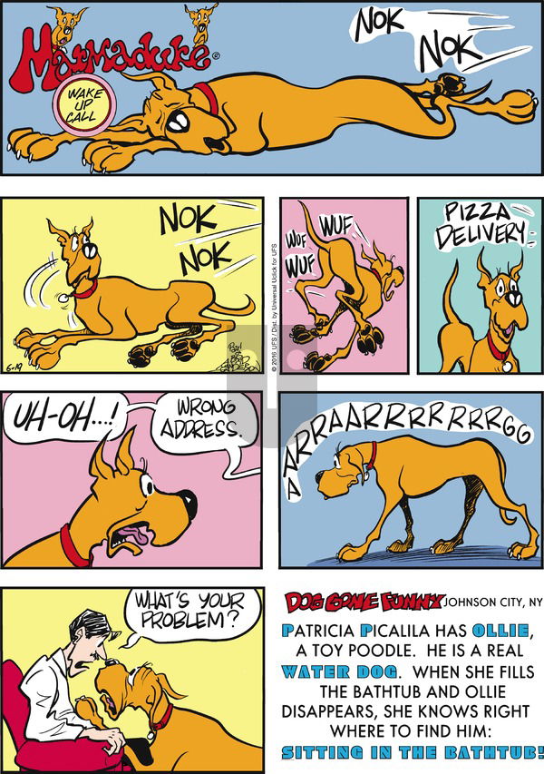 Marmaduke on Sunday June 19, 2016 Comic Strip