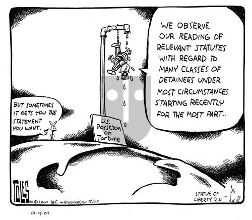 Tom Toles on Sunday October 14, 2007 Comic Strip