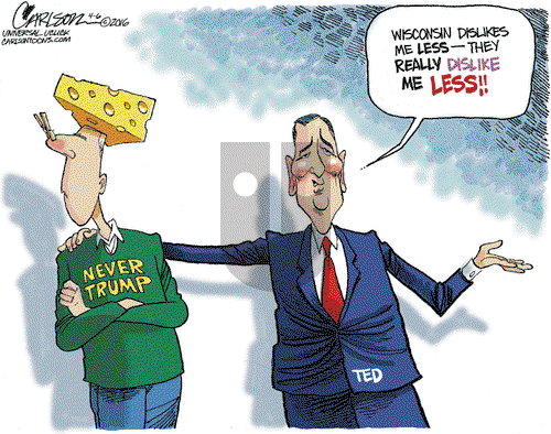 Stuart Carlson on Wednesday April 6, 2016 Comic Strip