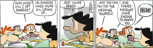 Baby Blues on Wednesday February 24, 2016 Comic Strip