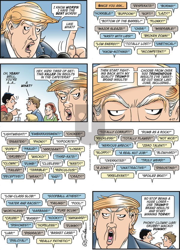 Doonesbury on Sunday April 17, 2016 Comic Strip