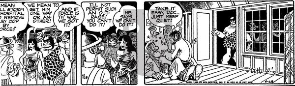 Alley Oop on Wednesday September 28, 1949 Comic Strip