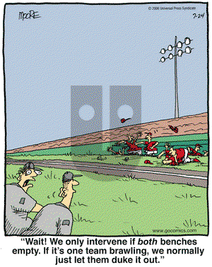 In the Bleachers on Monday July 24, 2006 Comic Strip