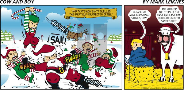 Cow and Boy Classics on Sunday December 21, 2008 Comic Strip