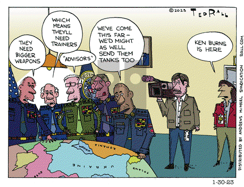 Ted Rall - Monday January 30, 2023 Comic Strip