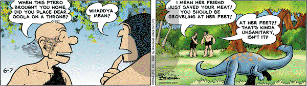 Alley Oop on Saturday June 7, 2014 Comic Strip