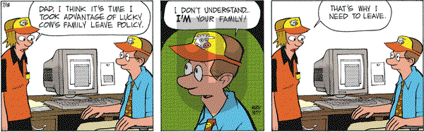 Lucky Cow - Friday July 18, 2003 Comic Strip
