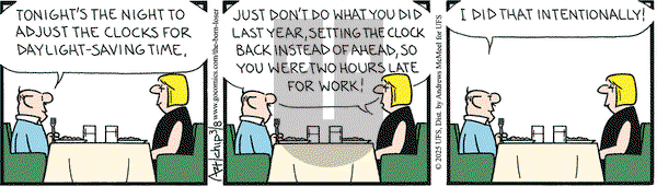 The Born Loser on Saturday March 8, 2025 Comic Strip