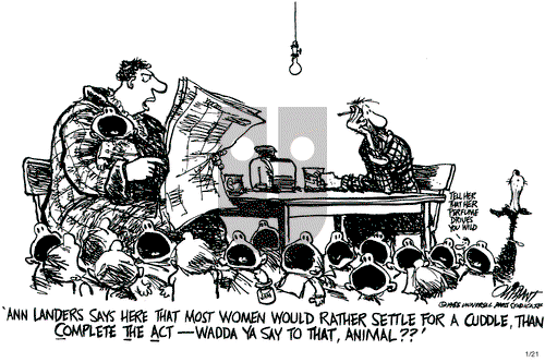 Pat Oliphant on Monday January 21, 1985 Comic Strip