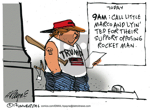 Henry Payne on Wednesday September 20, 2017 Comic Strip