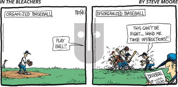 In the Bleachers on Sunday May 15, 2016 Comic Strip