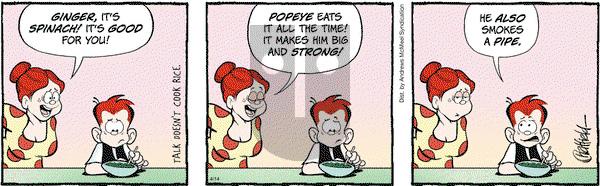 Ginger Meggs on Monday April 14, 2025 Comic Strip