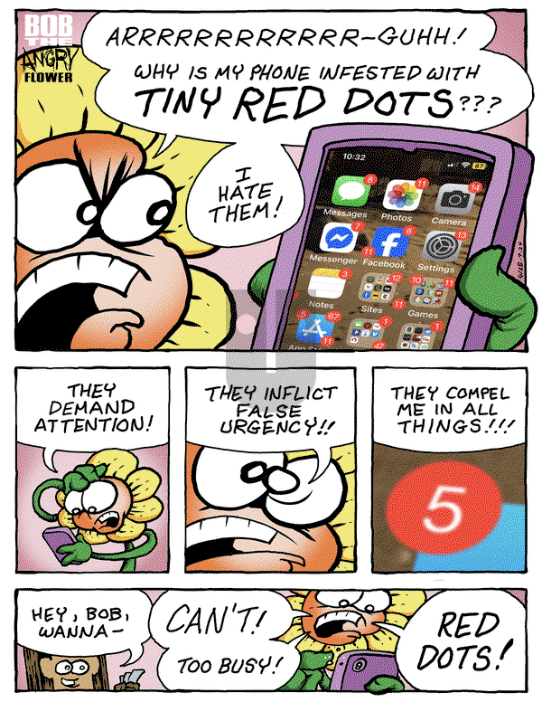 Bob the Angry Flower on Monday August 25, 2025 Comic Strip